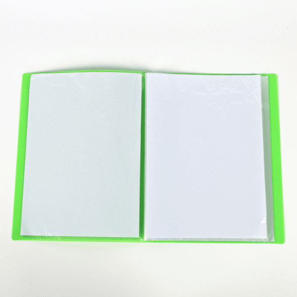 10 Pockets A4 Morandi Color Document Folder Plastic Presentation Book image 3