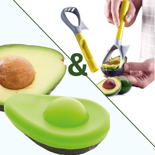 Perfect Dealz Silicone Avocado Saver Plus 5 in 1 Avocado Slicer