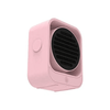 Portable Energy Efficient Desktop Heater in a compact pink design for personal warmth indoors.