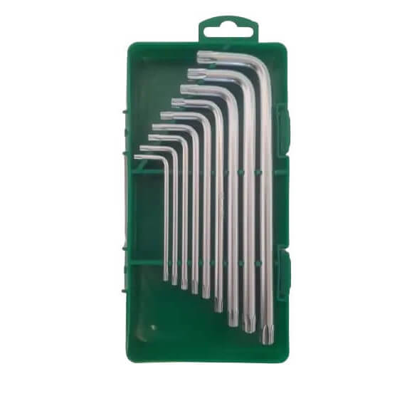 9 Piece Flower Shaped Medium Long Hex Key Set image 0