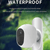 Waterproof Outdoor Camera mounted on a pole, designed for rain and sun protection for outdoor use.