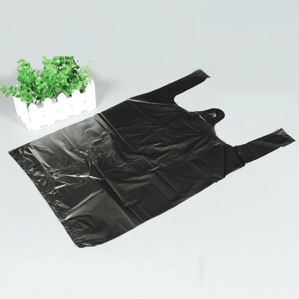 10*100pcs Mini Black Plastic Bags image 3