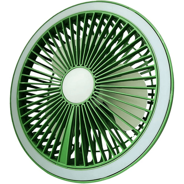 Perfect Dealz 2-in-1 Portable Fan with Built-In LED Light