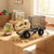 Dinosaur Fossil Truck Playset with dinosaur skeletons and a themed vehicle for imaginative play.