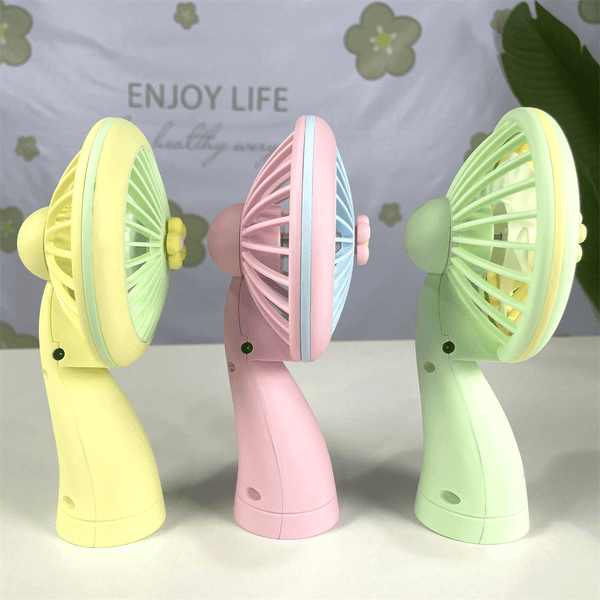 LED Small Electric Handheld Fan image 3