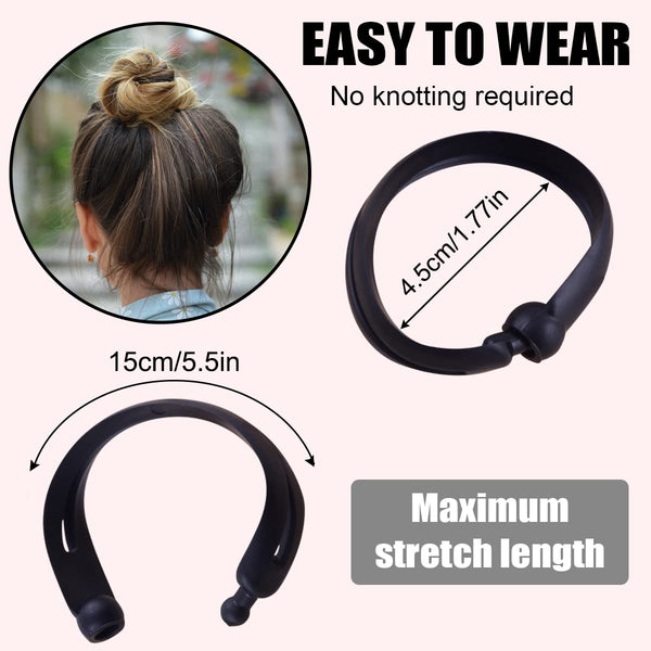 2 pcs DIY Hair Styling Pigtails Braids Clip Set for easy hairstyles without knots, featuring maximum stretch and simple use.