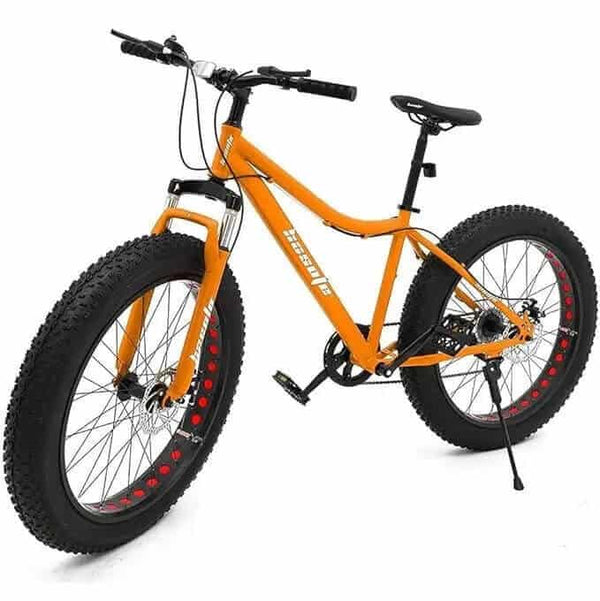 26 inch Large Frame Black Fat Tire Bicycle image 0