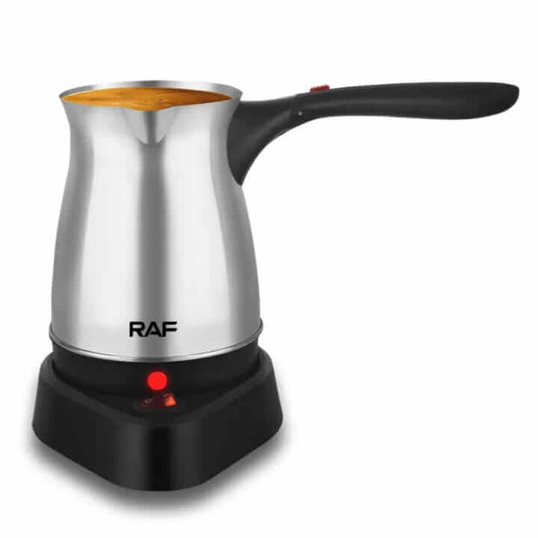 Perfect Dealz Stainless Steel Electric Coffee Pot With Collapsible Handle