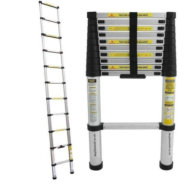 5M Straight Telescopic Ladder image 1