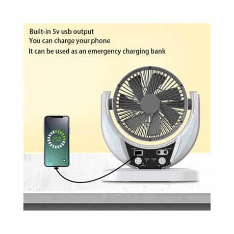 Perfect Dealz Portable outdoor camping 6 inch table fan