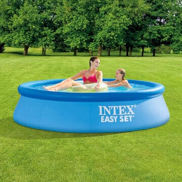 Perfect Dealz 2m Round Inflatable Above Ground Portable Outdoor Family Swimming Pool