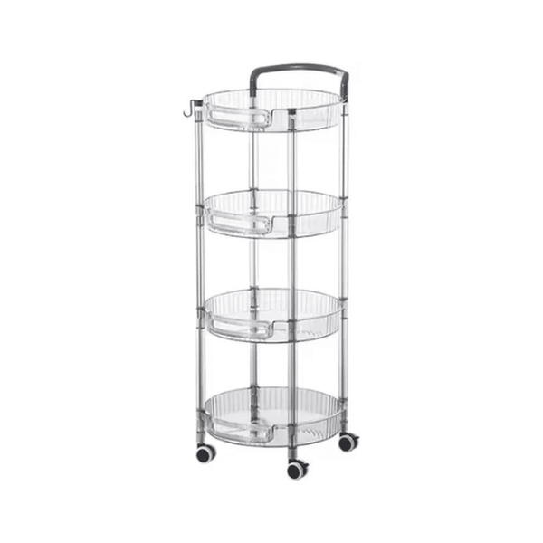 Perfect Dealz 4-Tier Mobile Organizer Storage Cart