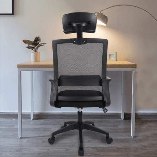 Perfect Dealz Adjustable Height Mesh Ergo Office Chair with Headrest