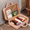 Perfect Dealz Vintage Hard-Shell Portable Toiletry and Makeup Organizer Travel Case