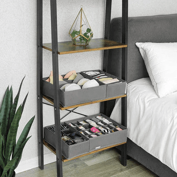 Perfect Dealz 4-Piece Multi-Compartment Foldable Drawer Organizers
