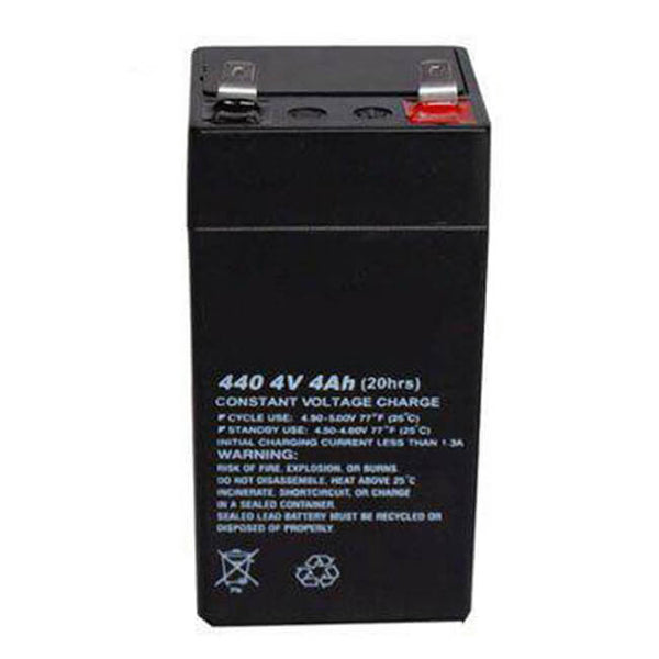 4V 4Ah Rechargeable Battery 20HR for reliable power in electronic devices and emergency lighting.