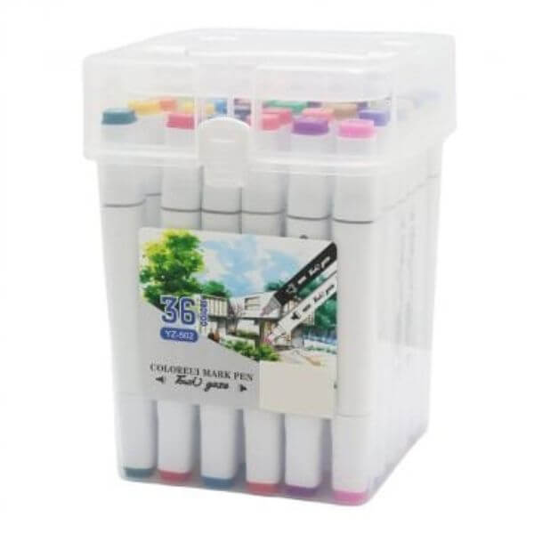 36PCS Waterproof Sketch Marker for Kids image 1