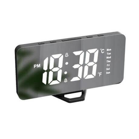 Perfect Dealz LED Mirror Digital Alarm Clock