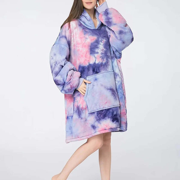 Oversized Plush Blanket Hoodie image 0