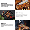 Perfect Dealz 18 Piece Stainless Steel Barbecue Portable Grill Tools Set