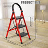 3 Step Folding Step Ladder with Wide Non Slip Pedals image 2