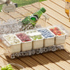 5-Section Divided Snack Server