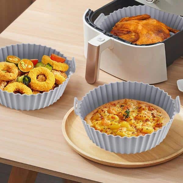 6 Piece Reusable Silicone Air Fryer Liner image 0