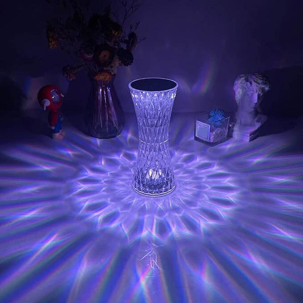 Perfect Dealz Crystal Three Modes USB Rechargeable Touch Lamp