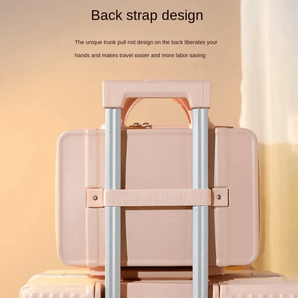 Perfect Dealz Vintage Hard-Shell Portable Toiletry and Makeup Organizer Travel Case