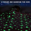 Perfect Dealz Glow in The Dark Soft Star Moon Pink Blanket