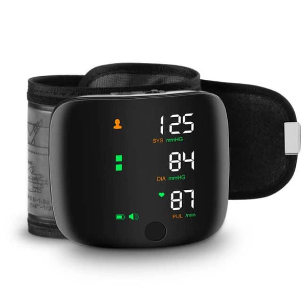 Rechargeable Voice Control Smart Electronic Wrist BP Monitor image 2