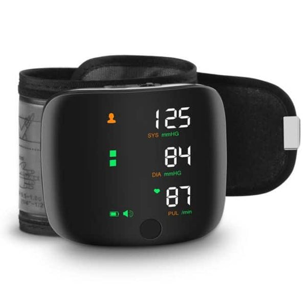 Rechargeable Voice Control Smart Electronic Wrist BP Monitor image 1