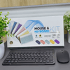 Colorful Mini Wireless Keyboard and Mouse Set image 2
