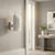 433MHz Wireless PIR Motion Detector Unit mounted on a wall in a modern interior space.