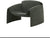 Modern Accent Single Sofa Chair with a sculptural shape in dark fabric, perfect for small living spaces.