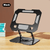 360 Degree Adjustable Tablet Stand with Rotatable Base in sleek black design, perfect for hands-free use on any surface.