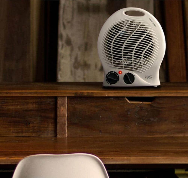 Perfect Dealz Portable Mini Table Fan Heater with Handle