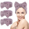 Perfect Dealz Microfiber Spa Headband Coral Fleece Bow