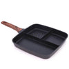 Perfect Dealz 3 Section Non Stick Aluminum Frying Pan