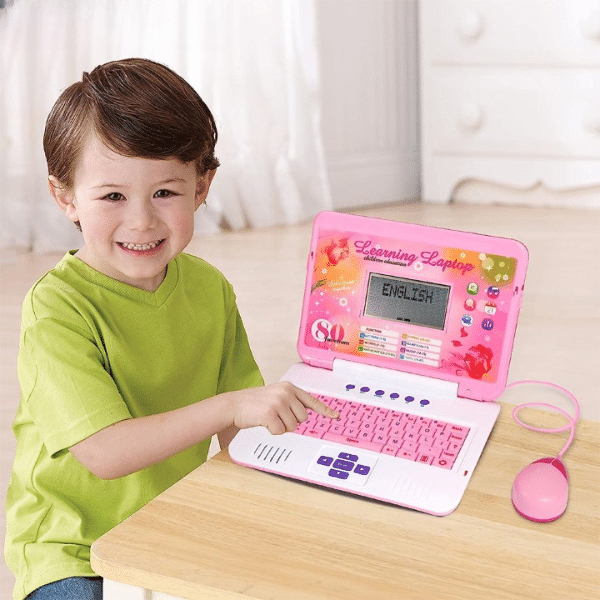 Kids Intelligent Learning Machine Laptop with Mouse image 0