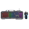 Perfect Dealz Metal Panel Illuminated Keyboard and Mouse Gaming Set