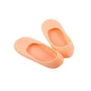 Silicone Moisturizing Sock in a peach color, designed for soft and hydrated feet with a comfortable fit.