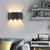 Modern LED Wall Light illuminating a stylish living room with sleek design and warm glow.