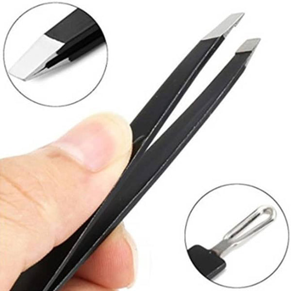 2 in 1 Eyebrow Tweezers with Blackhead Extractor image 2