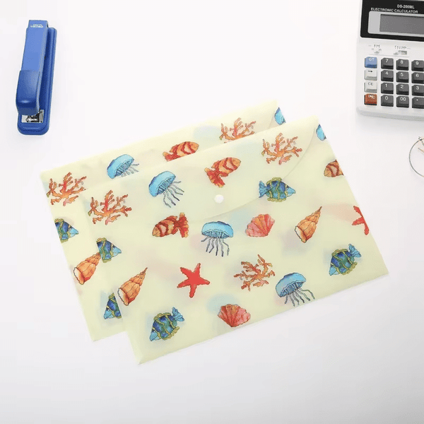 Pack of 12 A4 Cartoon Marine Fish File Folder image 6