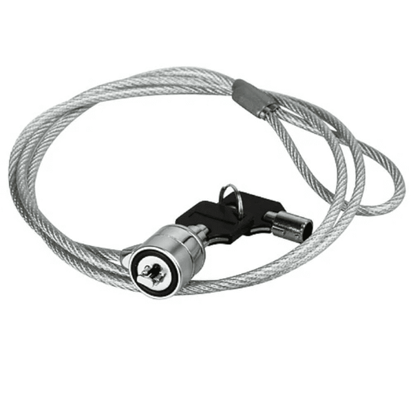 Secure Laptop Security Cable Lock with a sturdy steel cable and locking mechanism for protecting your laptop.