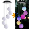 Perfect Dealz Crystal Swinging Balls Solar Color Changing Lights Wind Chimes