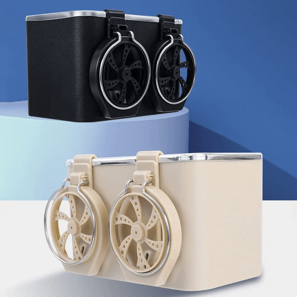 Car Armrest Storage Box with Cup Holder image 3