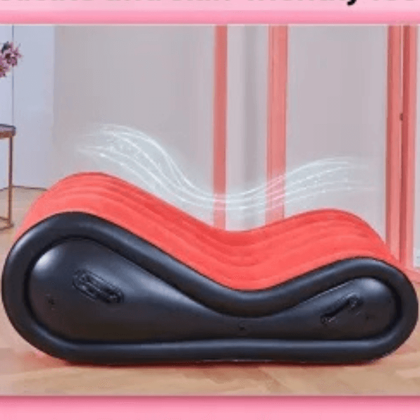 S-shaped Inflatable Sofa with Pump image 0