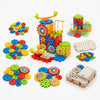 Gear Motion Electric Building Block Set featuring colorful gears and building pieces for interactive hands-on play.